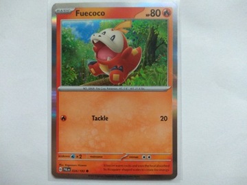 Karta Pokemon Fuecoco PAL 034 Holo