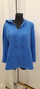 Cienka niebieska bluza M d&co active 95% cotton 