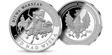 Medal-100 rocznica BitwyWarszawskiej-miedzionikiel