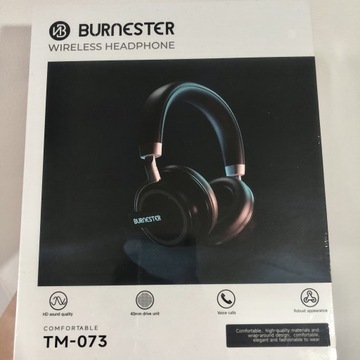 Słuchawki nauszne bezprzewodowe burnester TM-073