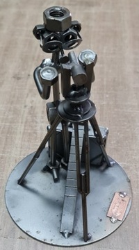 Teleskop Figurka z metalu Prezent