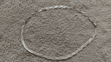 Włoski łańcuszek pleciony próba 925 dł. 45 cm