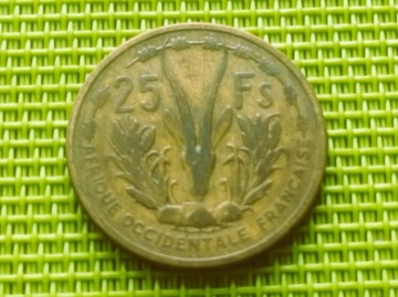 FRANCUSKA AFRYKA ZACHODNIA 1956 - 5 Francs y15