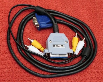 Kabel Amiga- Monitor VGA z głosem 135cm