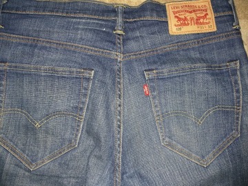 Levi's SKINNY jeansy męskie zwężane strech 36/30