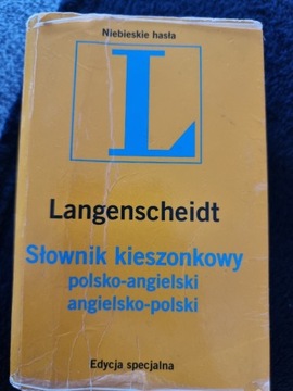 Słownik polsko-angielski, ang.-pol., Langenscheidt