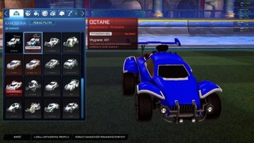 Octane Tytanowa Biel Rocket League