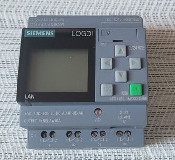 Siemens Logo sterownik 6ED1 052-1MD00-0BA8 PLC