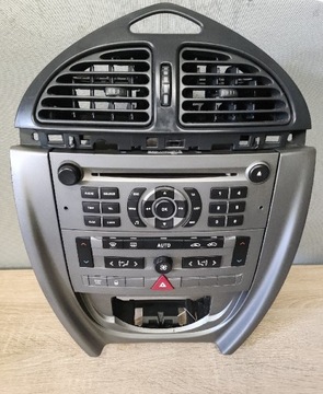 Radio + konsola / ramka Panel Klimatyzacji Citroen C5 Komplet