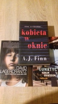 KOBIETA W OKNIE  A.J.Finn + LUNATYCY H.Eriksson