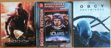 "Obcy Przymierze" + "Riddick" + "Solaris" 3xDVD 