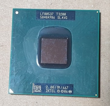 Intel Dual Core T3200 2x2Ghz Socket P