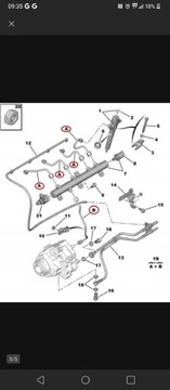  przewody wtryskowe Peugeot Boxer 3.0 HDI