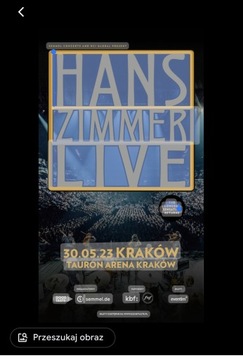 Bilet na koncert Hans Zimmer 