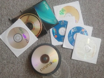 Puste płyty CD-R różne 16 szt