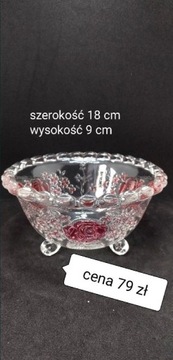 Miska ze szkła kryształowego Candy Dish Vintage