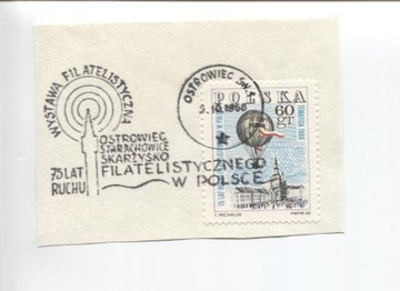 75 LAT RUCHU FILATELIST. W POLSCE 1968-WYCINEK