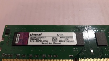 Pamięć DDR3 Kingston KVR1333D3N9/2G 2GB 
