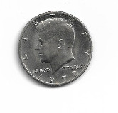 1972 D Half Dollar Kennedy Error