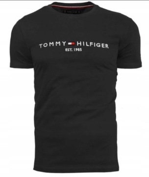 T-shirt Tommy Hilfiger Rozmiar S Nowy Czarny