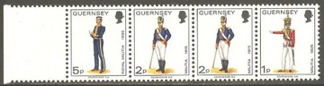 Znaczki Mi. Guernsey 1974