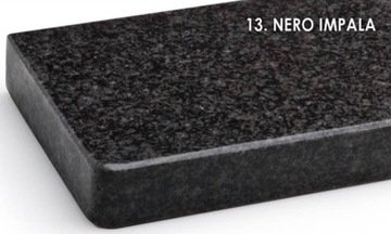 Parapet z granitu NERO IMPALA grubość 3cm