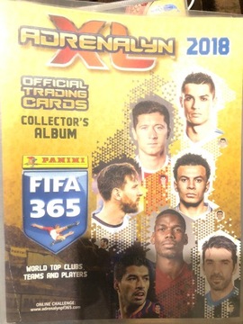 Album FIFA 365 Panini 2018 + karty Neymar+8szt LE