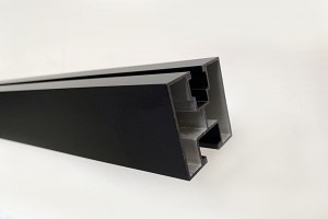 Szyna / profil montażowy PV czarny alu 2200mm