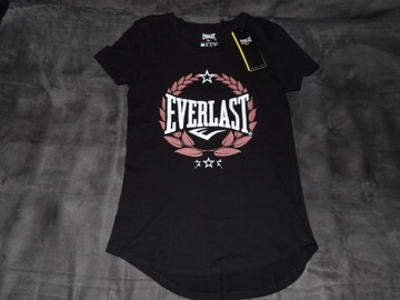 T-shirt Everlast damski XS Nowy Czarny 