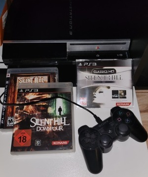 Konsola PlayStation 3 + 3xSILENT HILL, UNIKAT