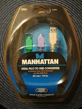 MANHATTAN DUAL PS/2 to USB CONVERTER