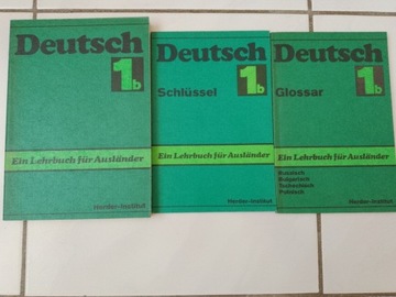 Deutsch fur Auslander1b+klucz,słownik,kaseta
