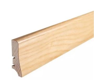5 x Listwa przypodłogowa drewniana Jesion 58mm