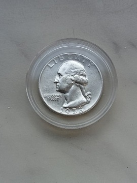 USA 1/4 Quarter Dollar 1953 r srebro 900