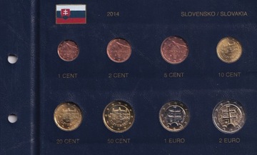 SŁOWACJA – 2014 – ZESTAW EURO .................