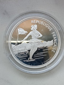 Francja 100 franków 1989 r  srebro 900 17 tyś sz