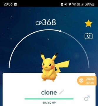 Pokemon GO Pikachu Clone Wymiana