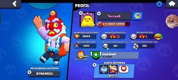 Brawl Stars dobre konto 30k pucharków (z 30 rank) 