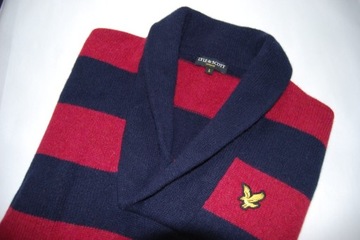 Sweter męski Lyle & scott rozm M/L 100% wełna