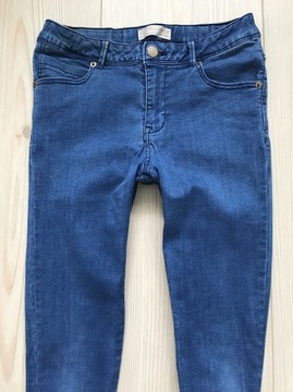 ZARA _ jak nowe niebieskie jeansy rurki _ R.152