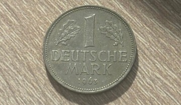 Moneta 1 Niemiecki mark 1963