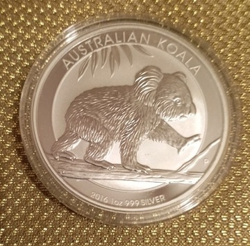 1 Dolar Australia Koala srebro 999 z 2016 roku.