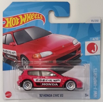 HOT WHEELS '92 HONDA CIVIC EG