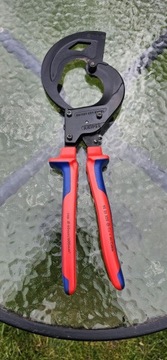 Nożyce Zapadkowe Izolowane do Kabli 60mm KNIPEX+szczypce Knipex 60mm 