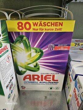 Ariel proszek 80 prań color niemiecki 
