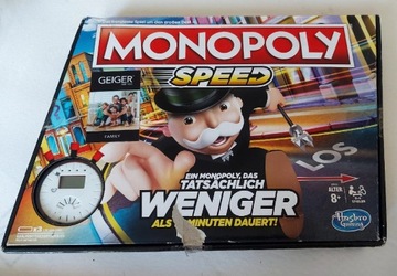 Monopoly Speed Gra Planszowa j. niemiecki