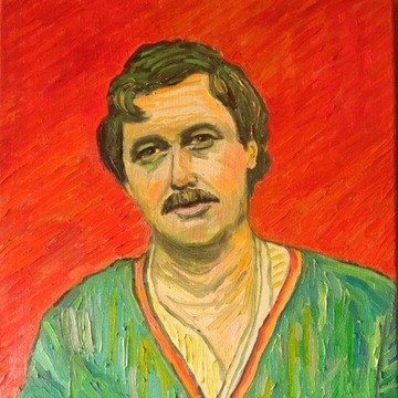 J. Gajos - oryginalny portret olejny 50 na 70 cm 