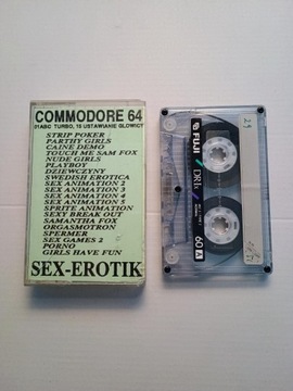 Kaseta Commodore 64 składanka Waldico 29 Sex-Eroti