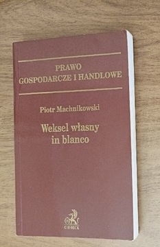 Weksel własny in blanco  Piotr Machnikowski 