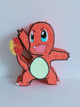 Piniata Charmander Pokemon Urodziny + kij + gratis